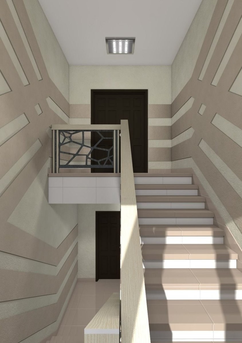 Лестничные марши в подъезде