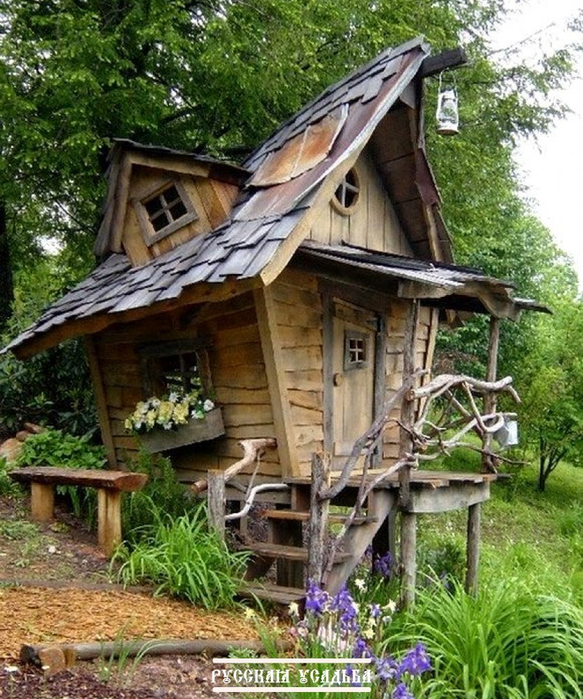 Туалет избушка бабы яги