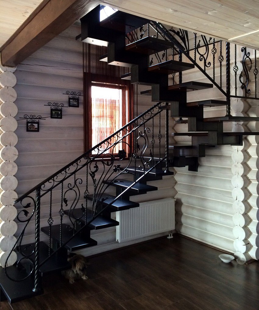 Красивые металлические лестницы