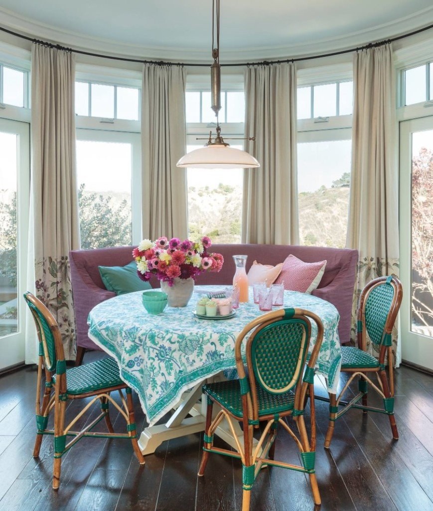 Бирюзовый цвет в интерьере