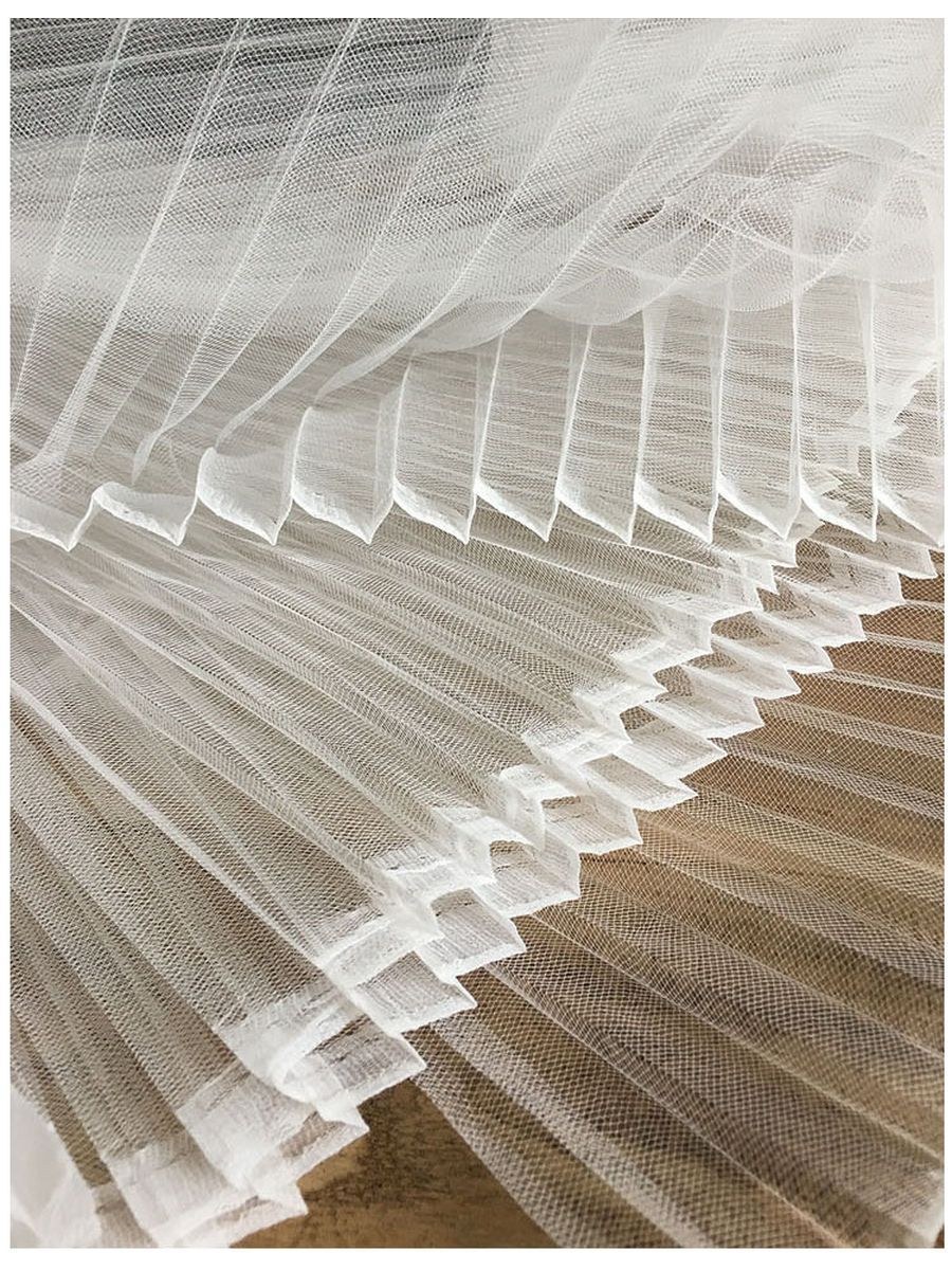 Тюль Грек плиссе