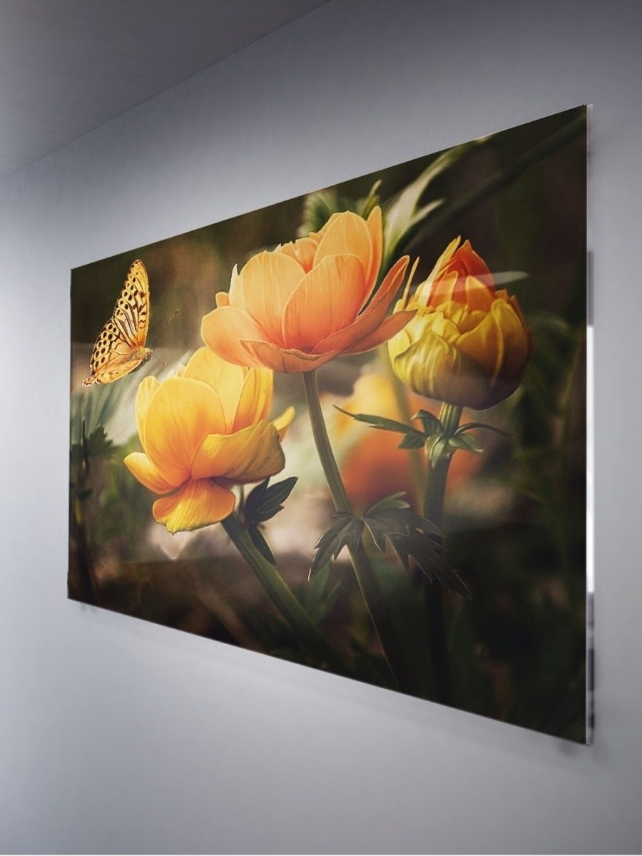 Стеклянная модульная картина