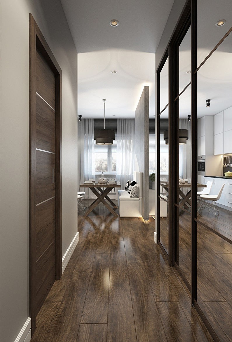 Дизайн квартиры-студии 30 кв.м