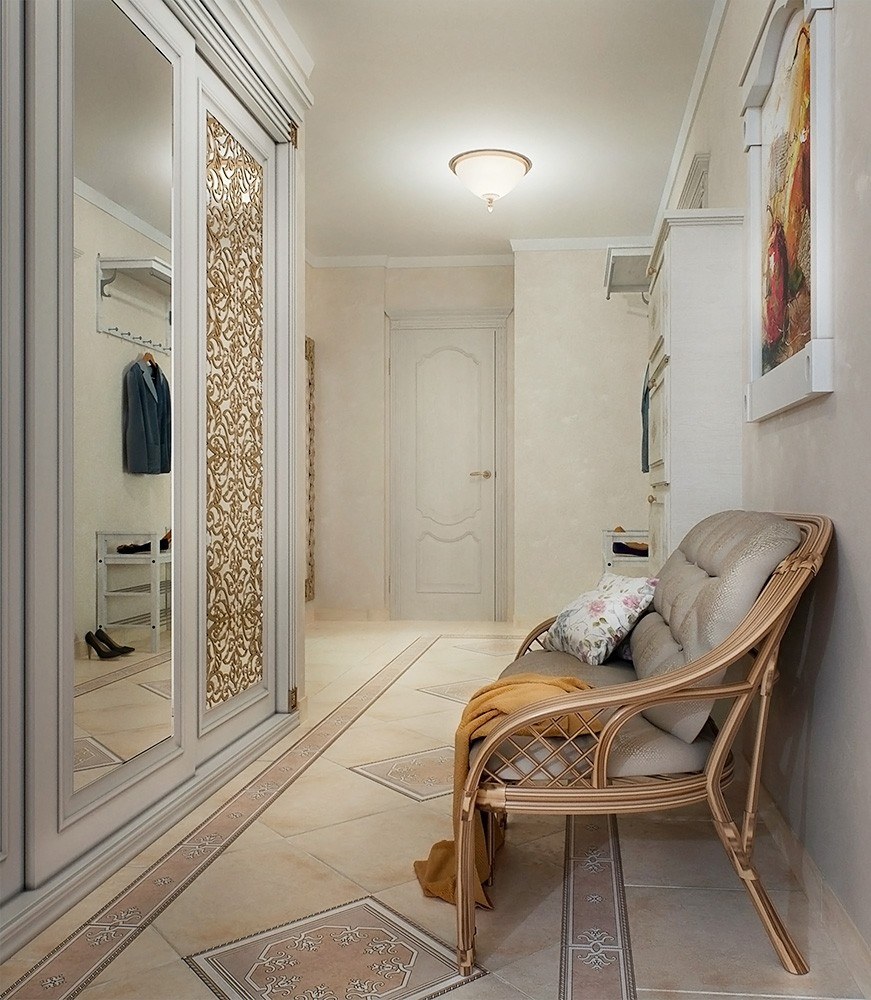 Прихожая в трехкомнатной квартире