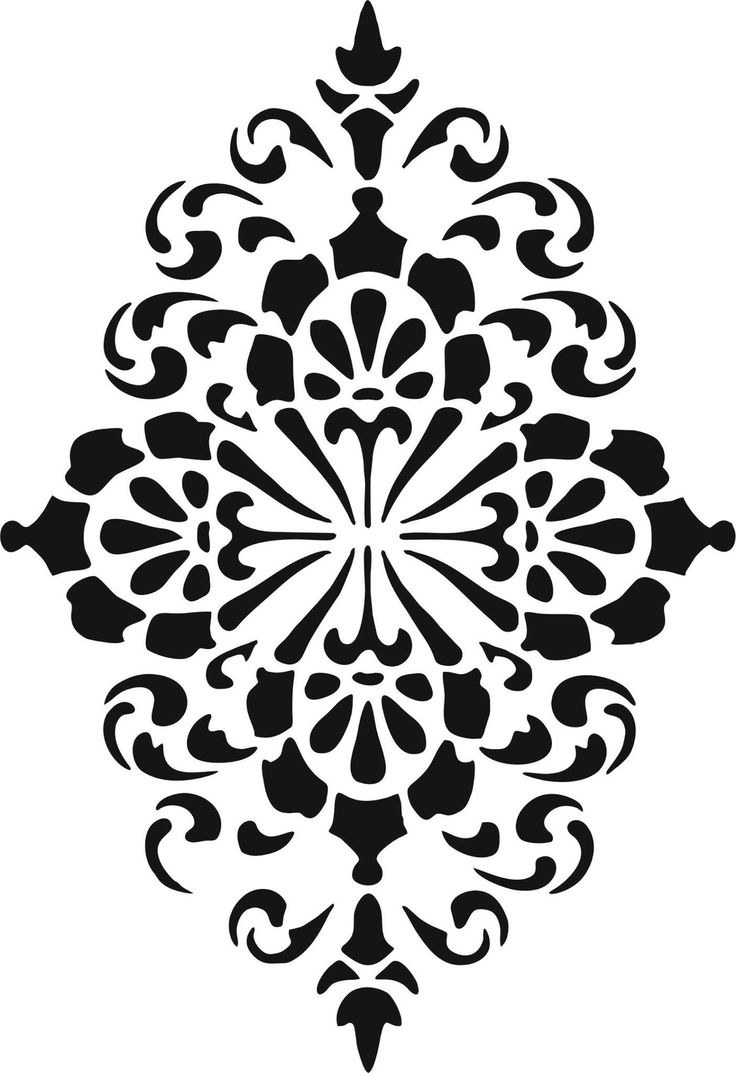 Орнамент трафарет