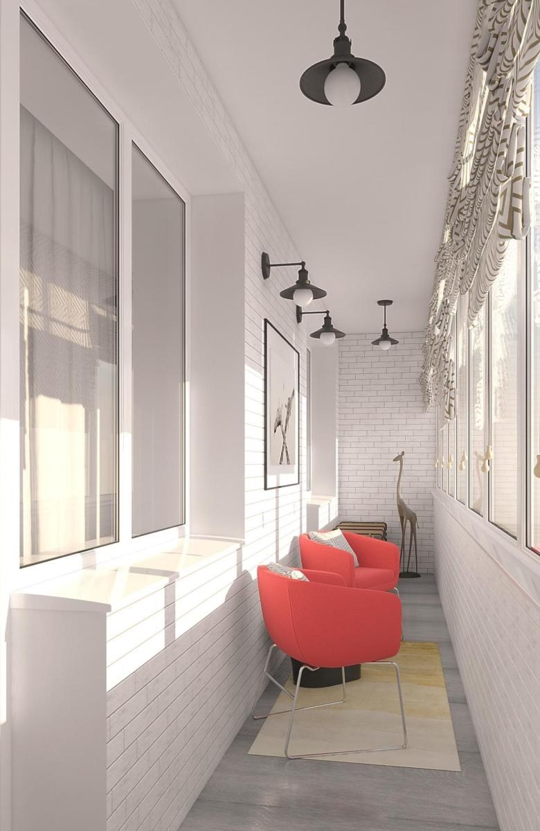 Лоджия в современном стиле