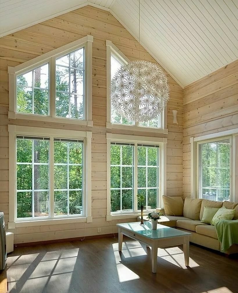 Интерьер в деревянном доме