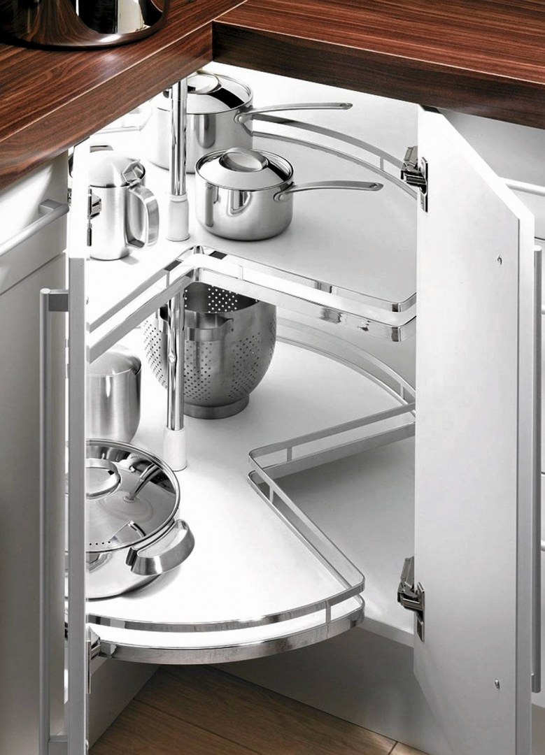 Поворотная Карусель 1/2 Kessebohmer хром