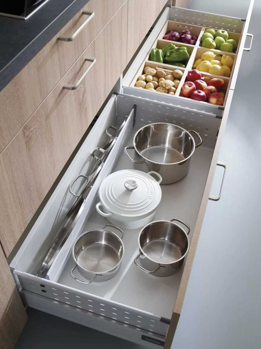 Удобные ящики для кухни