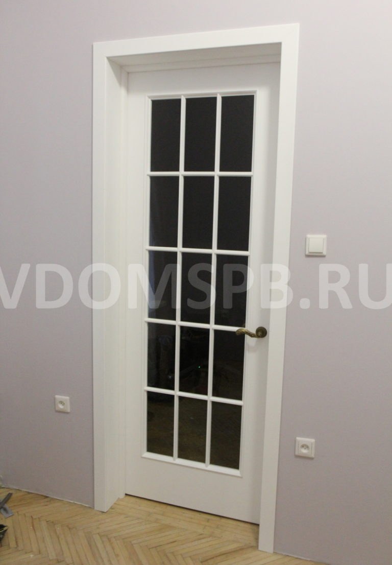 Двери английская решетка в интерьере