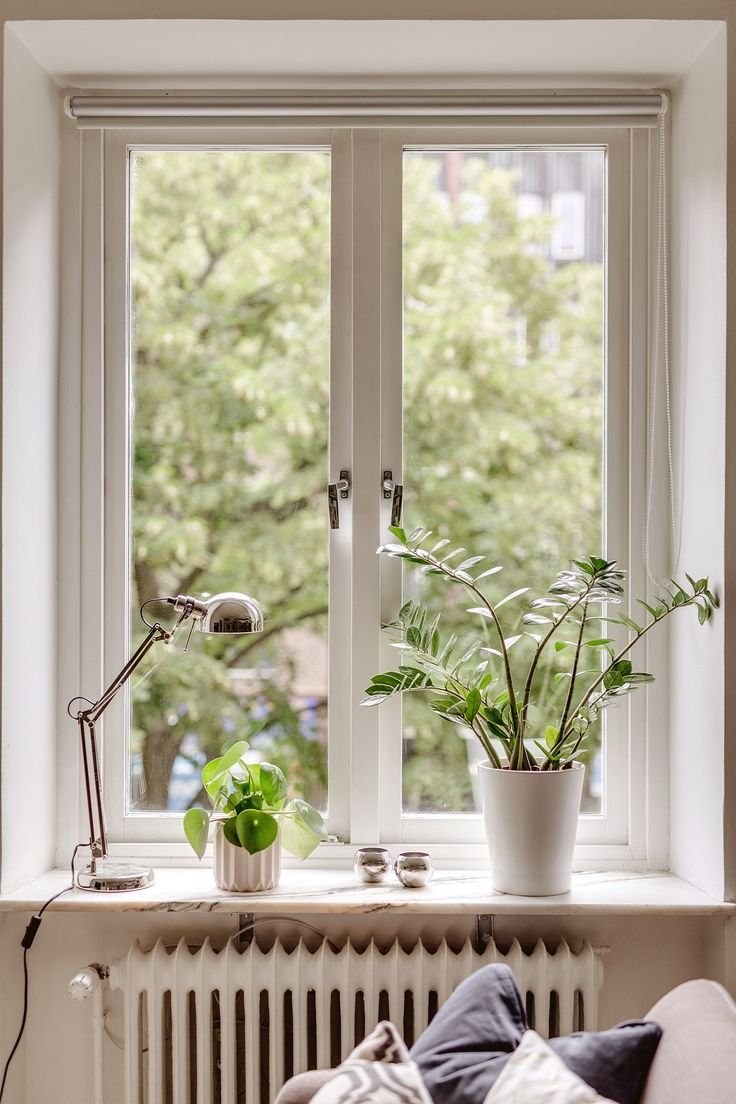 Окно в интерьере