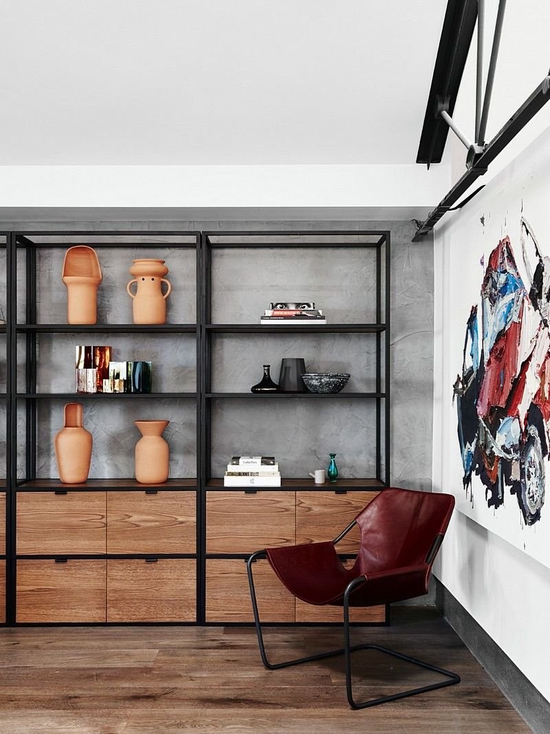 Стеллаж в стиле лофт