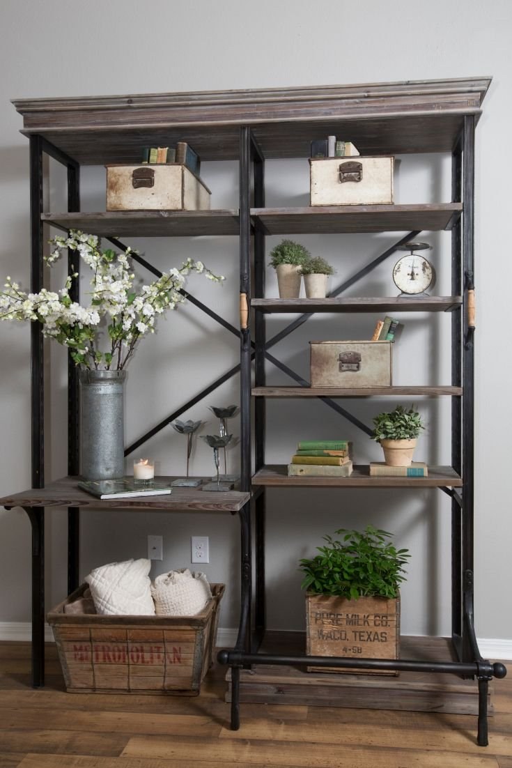 Этажерка в интерьере