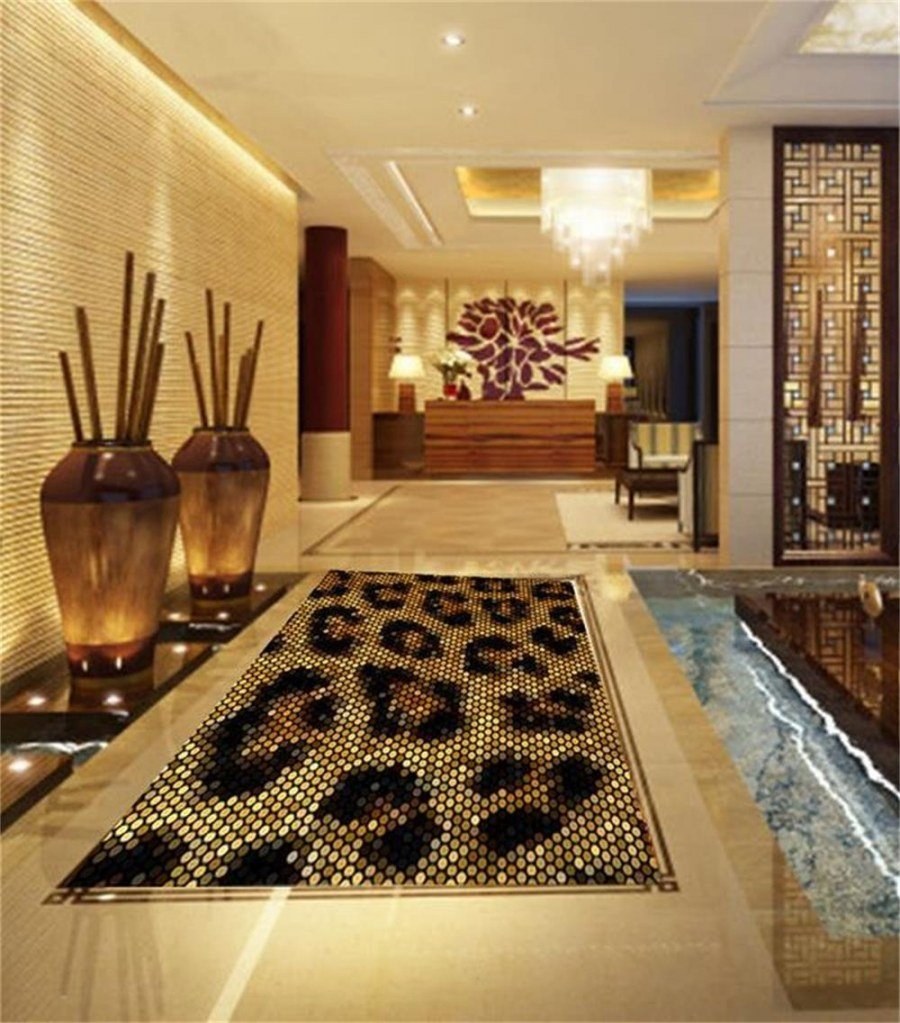 Гостиная в леопардовом стиле