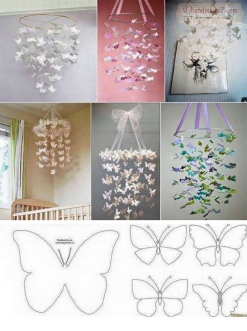 Бумажные украшения для комнаты