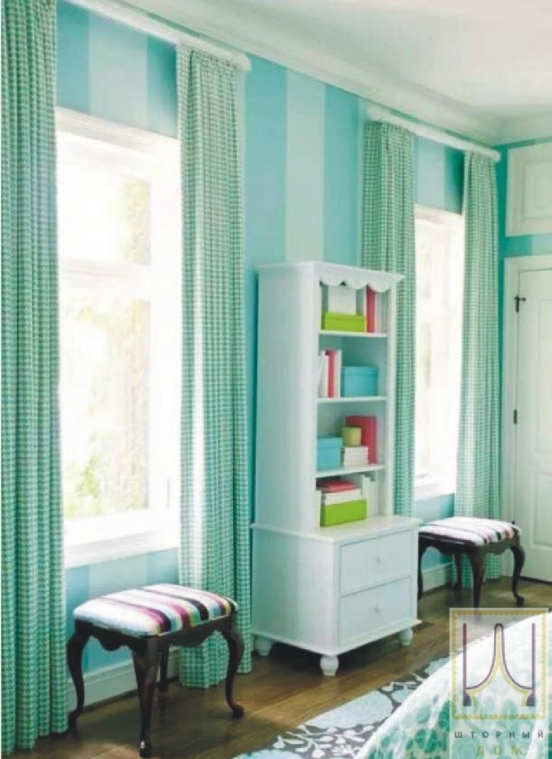 Интерьер в мятных тонах