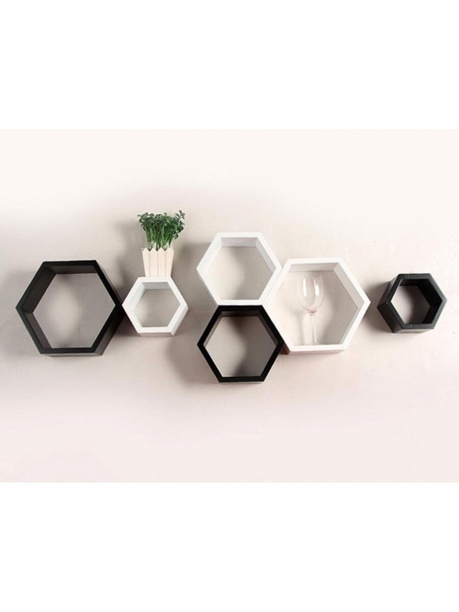 Шестиугольные полки соты