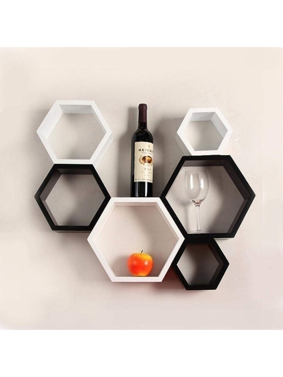 Полочки в виде сот