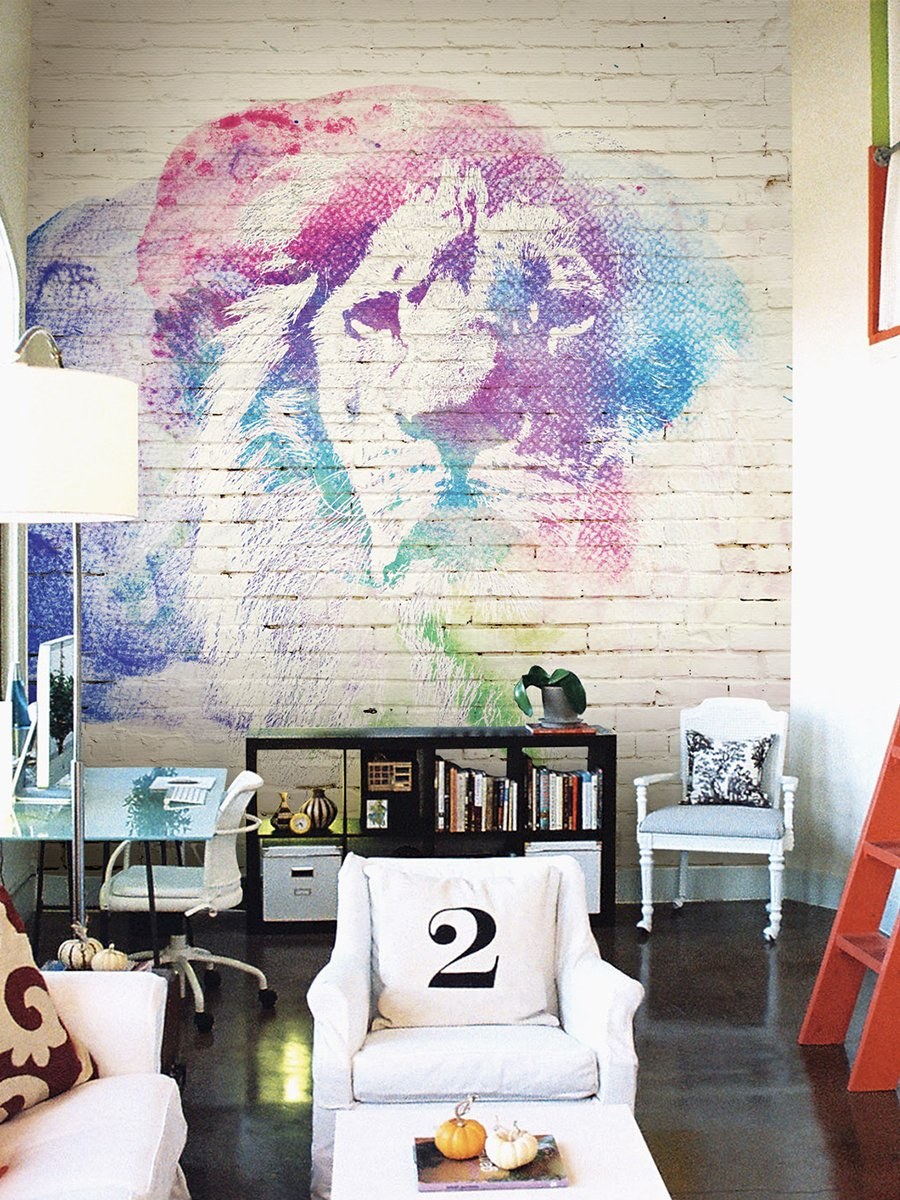 Роспись стен в стиле лофт
