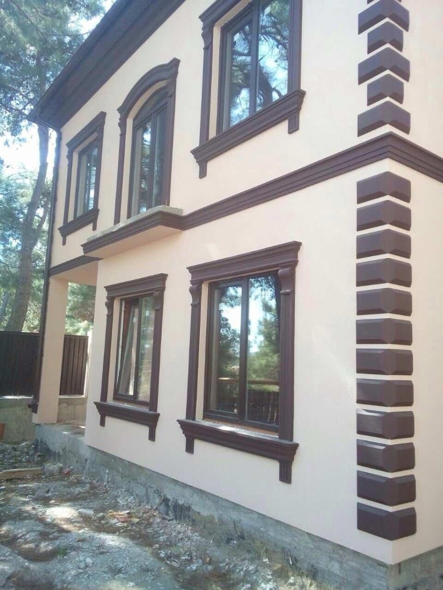 Декор фасада дома