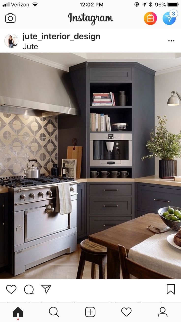 Интерьер кухонного гарнитура