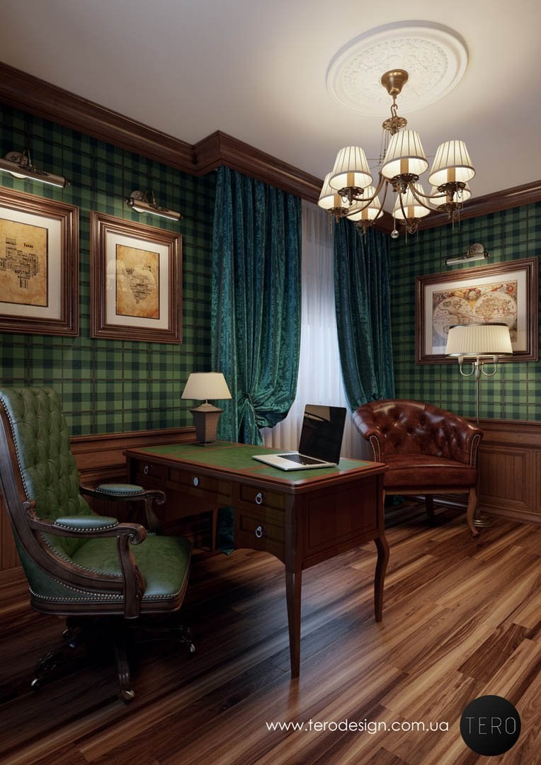 Сталинский Ампир интерьер кабинета
