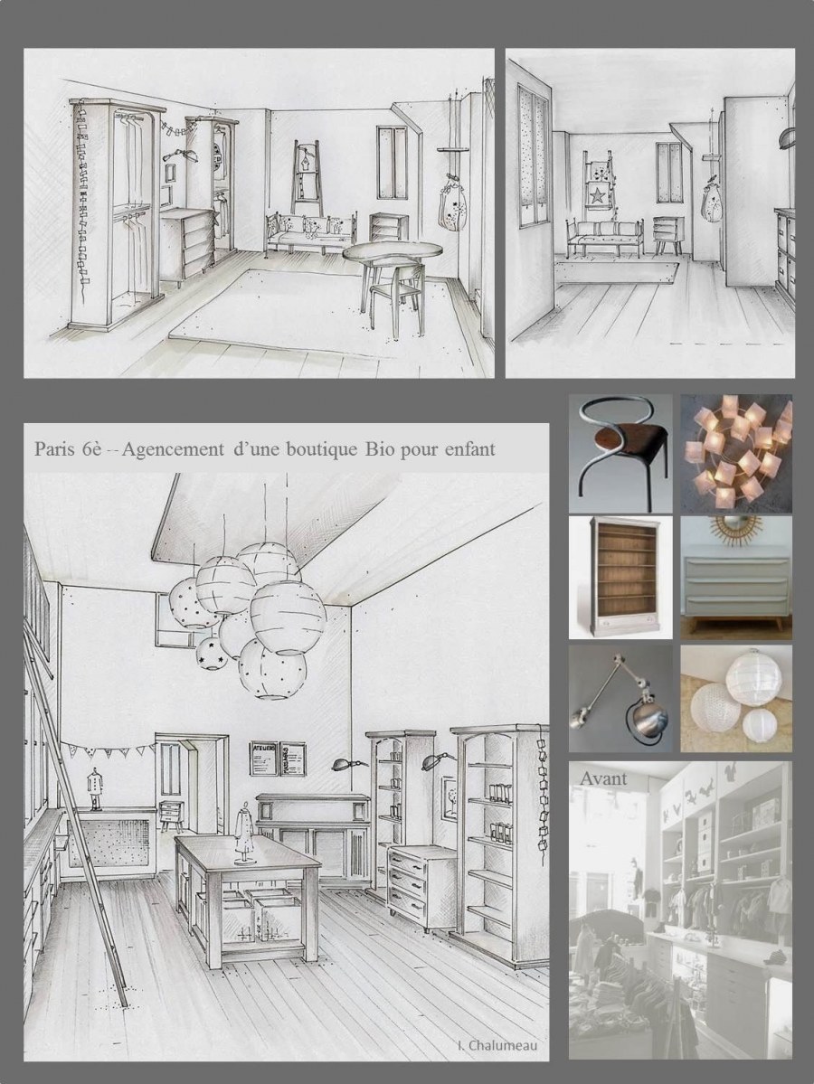 Эскизный проект интерьера