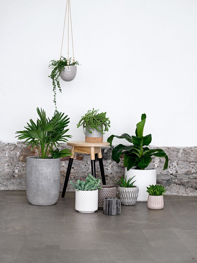 Цветочные горшки в стиле Сканди