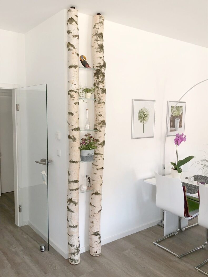 Декорирование труб отопления