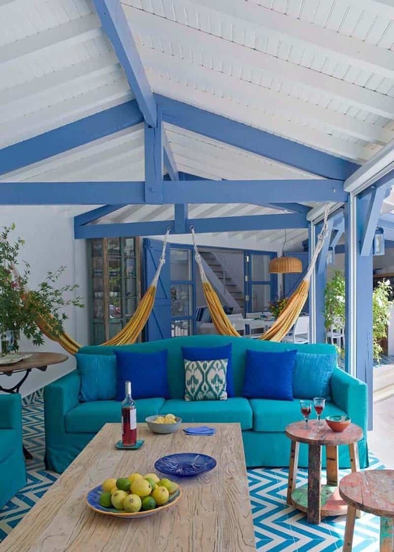 Беседка в морском стиле