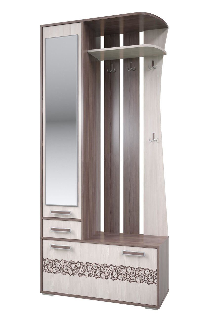 Прихожая мокко цвет бодега тёмный/светлый