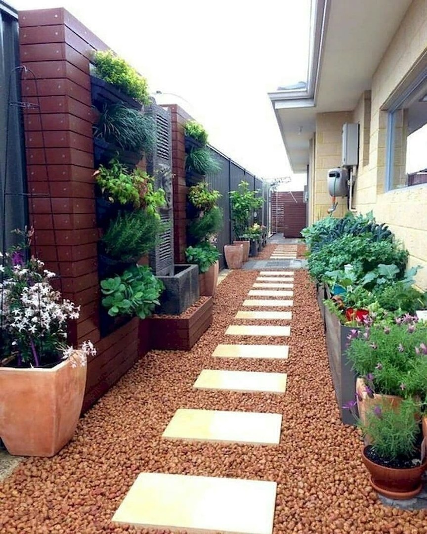 Озеленение двора в частном доме