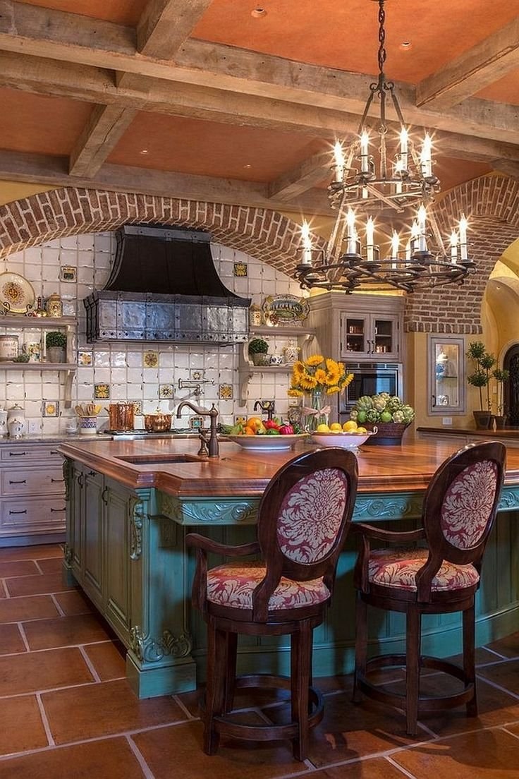 Средиземноморский стиль в интерьере кухни