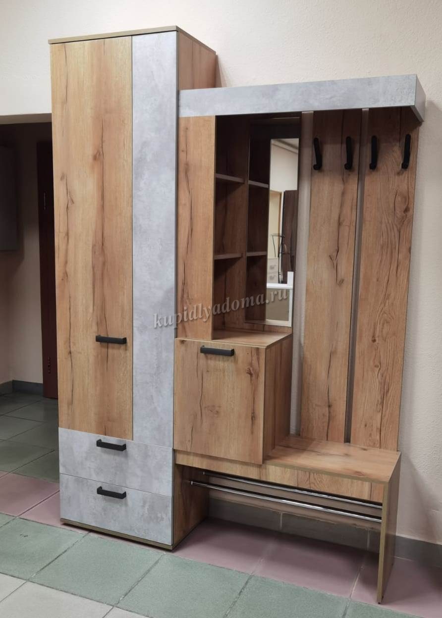 Прихожая Трамп крафт бетон