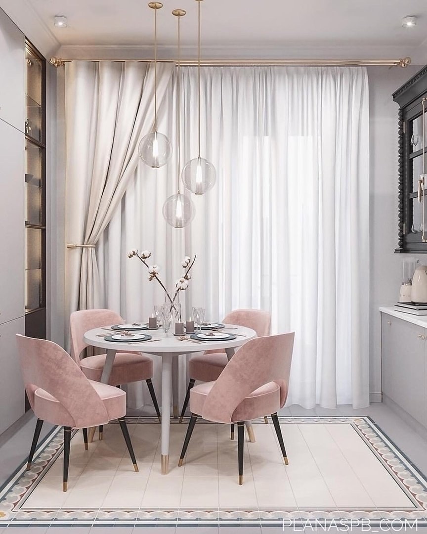 Шторы для серой кухни