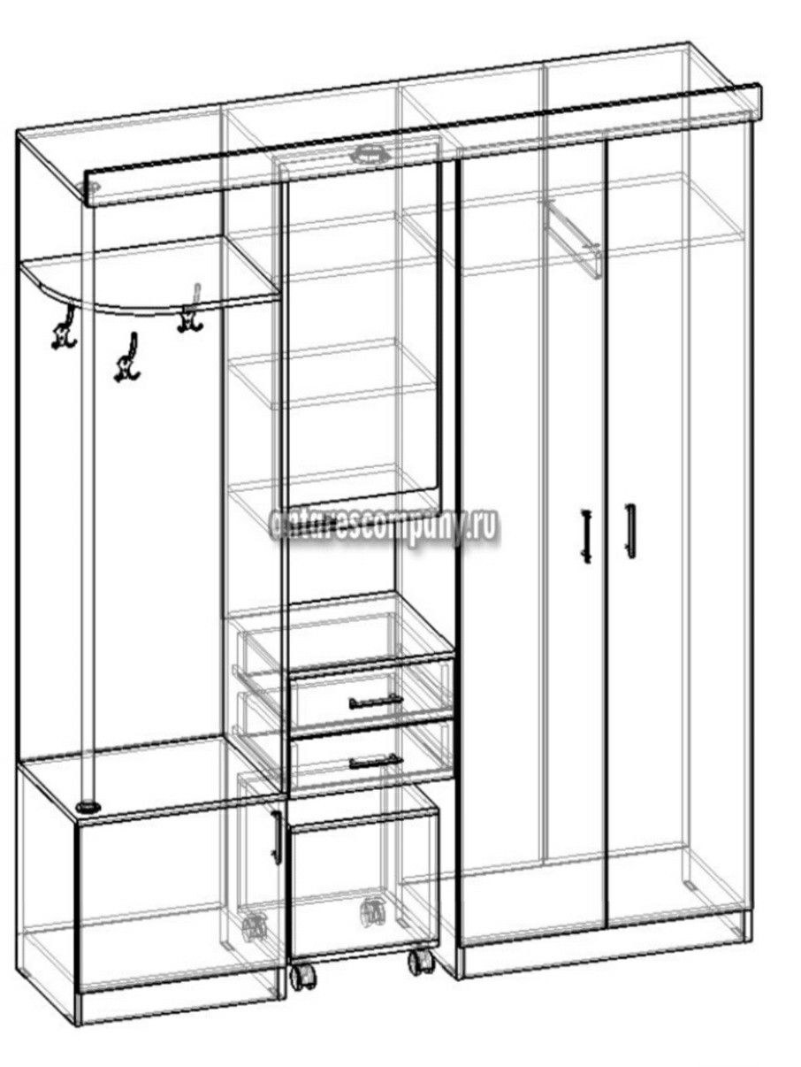 Прихожая Елена 1.7 ДСВ