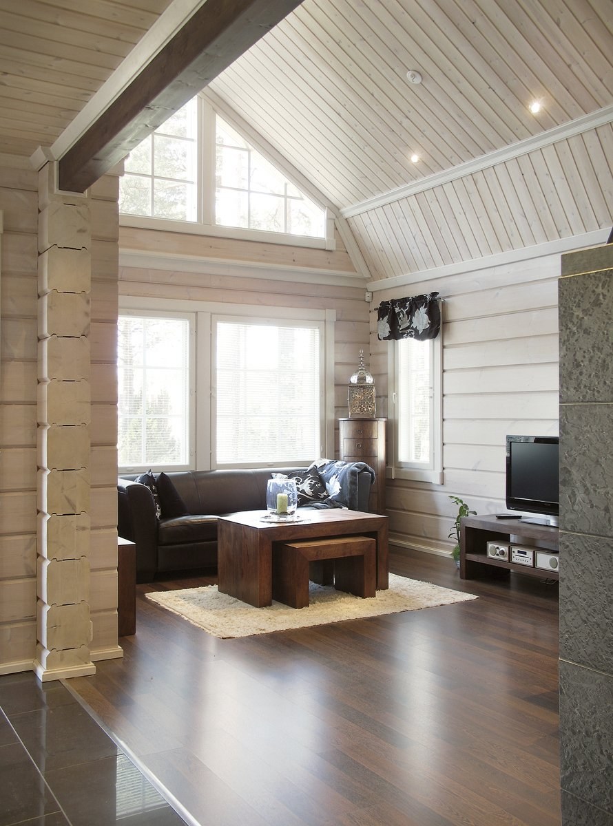 Краска Лапландия Текнос в интерьере