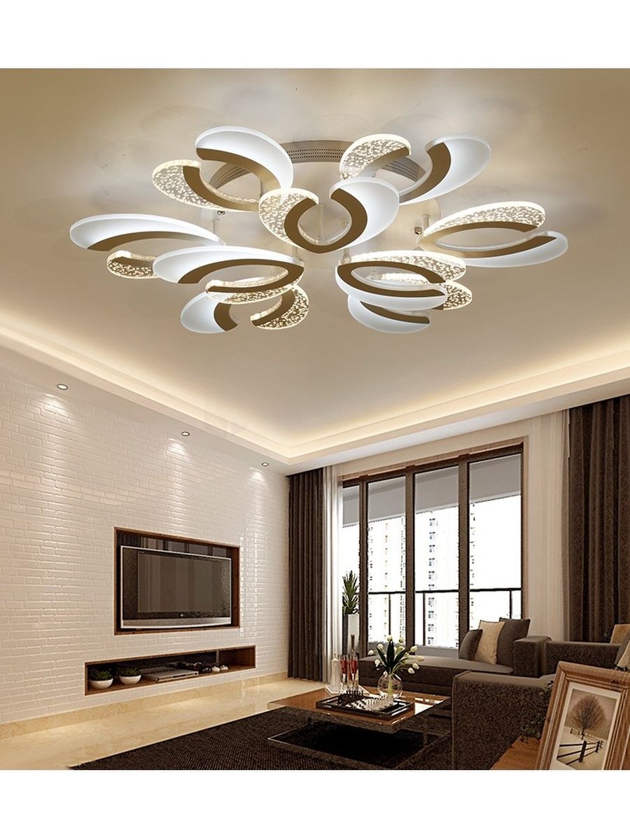 Люстра светодиодная потолочная в зал