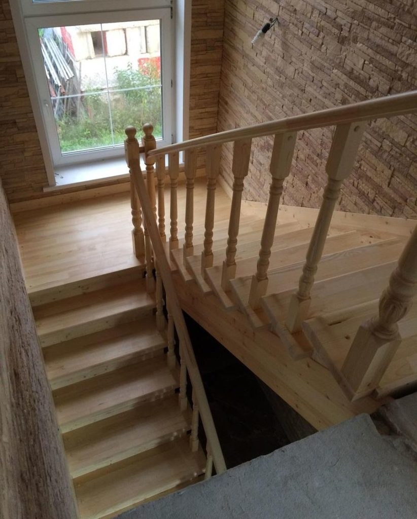 Лестница п образная 1640 на 910