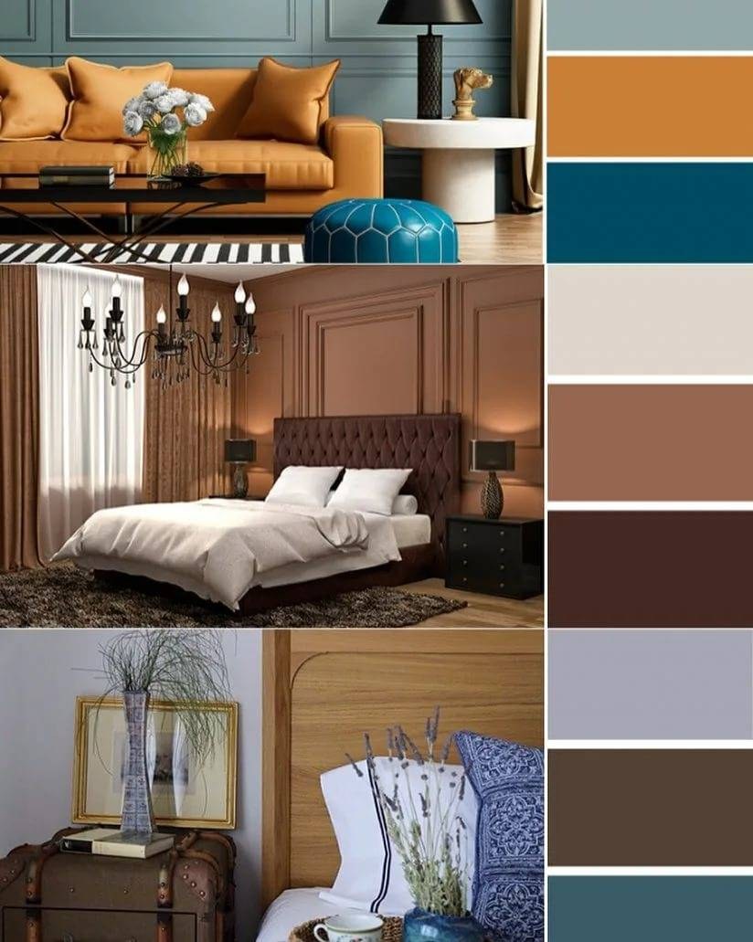 Сочетание цветов в Интер