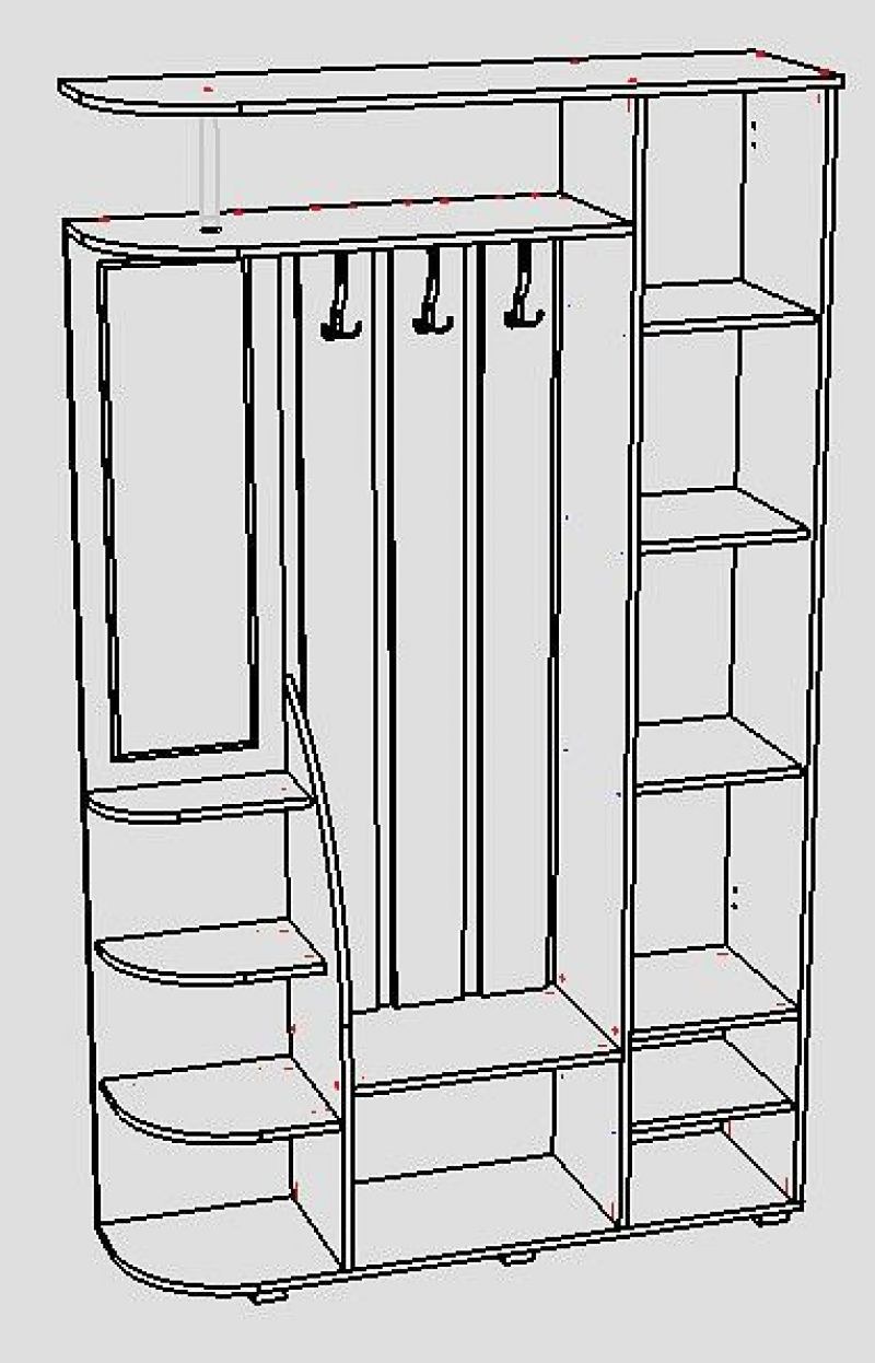 Прихожая Твист Союз мебель