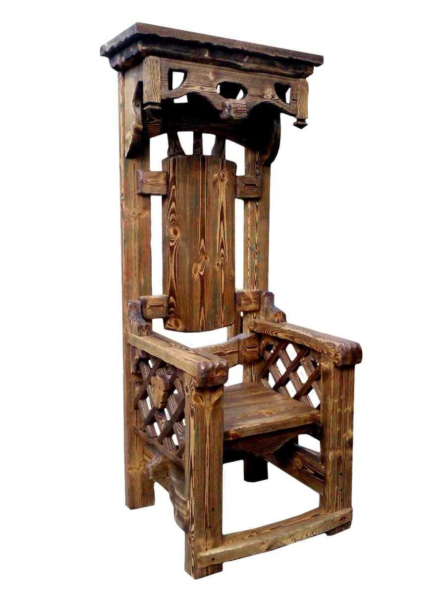 Стул под старину из дерева