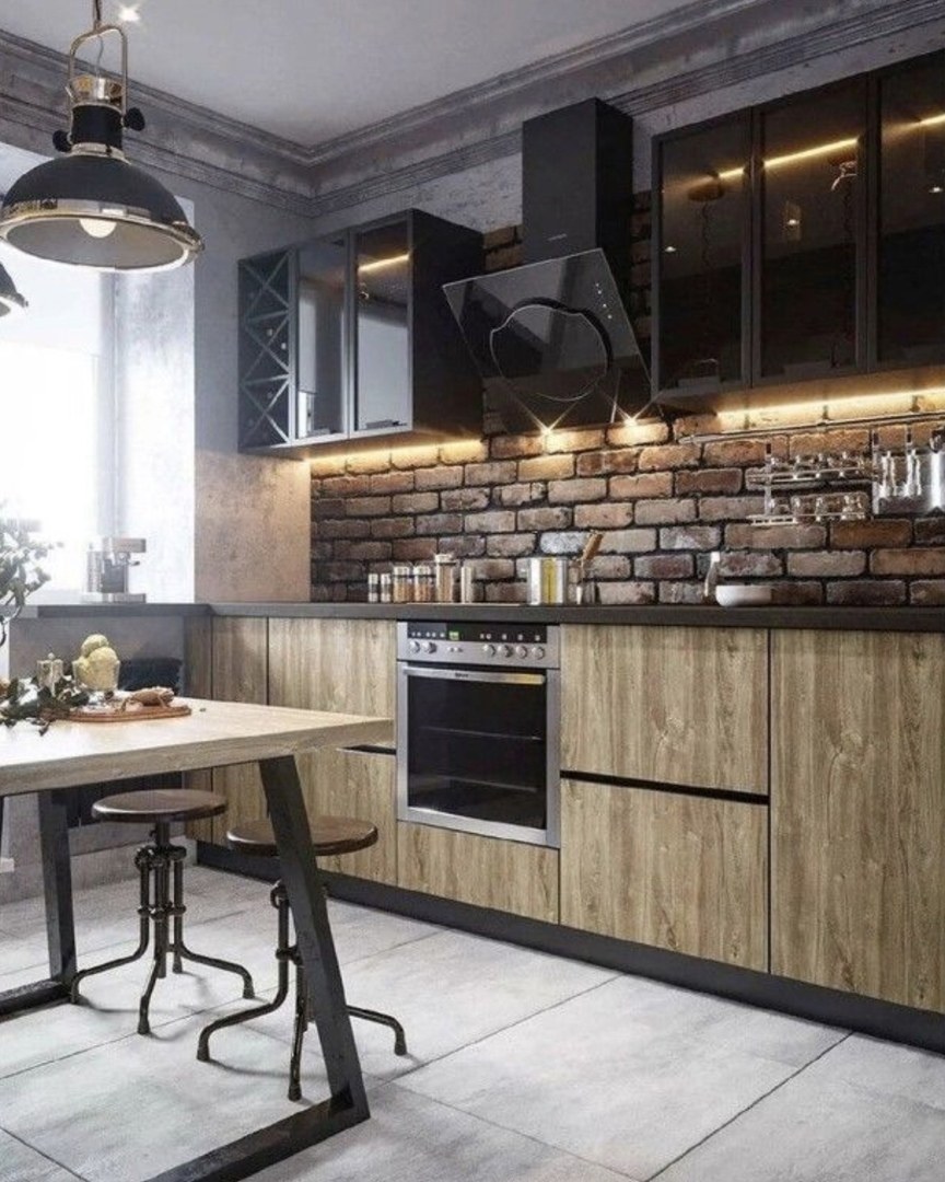 Кухня лофт БТС