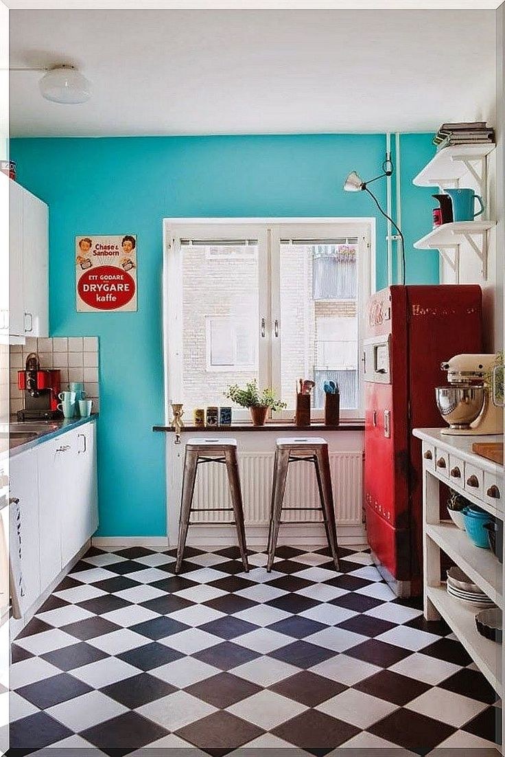 Кухня в стиле ретро