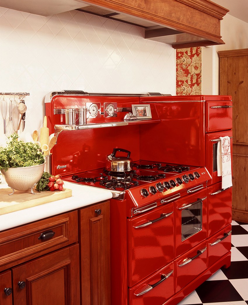 Плита Smeg в ретро стиле