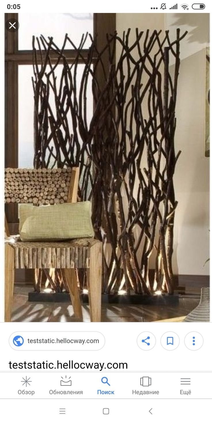 Композиции из веток деревьев