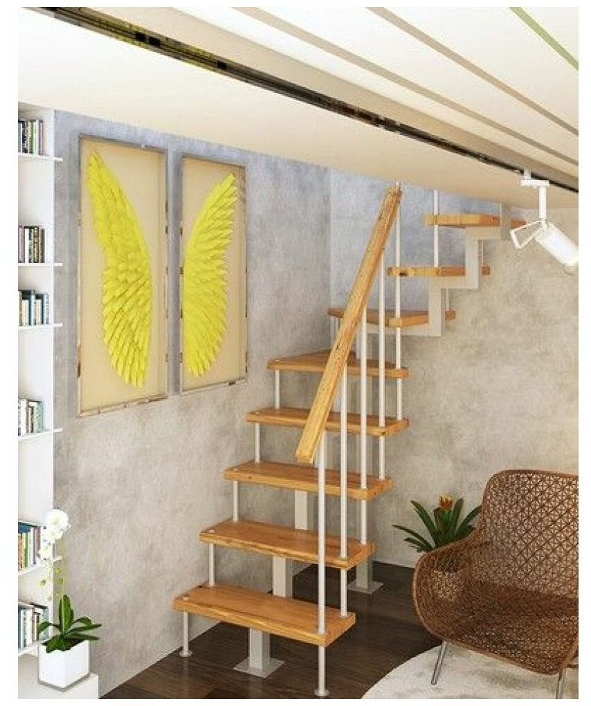 Лестница модульная лесенка Квадро