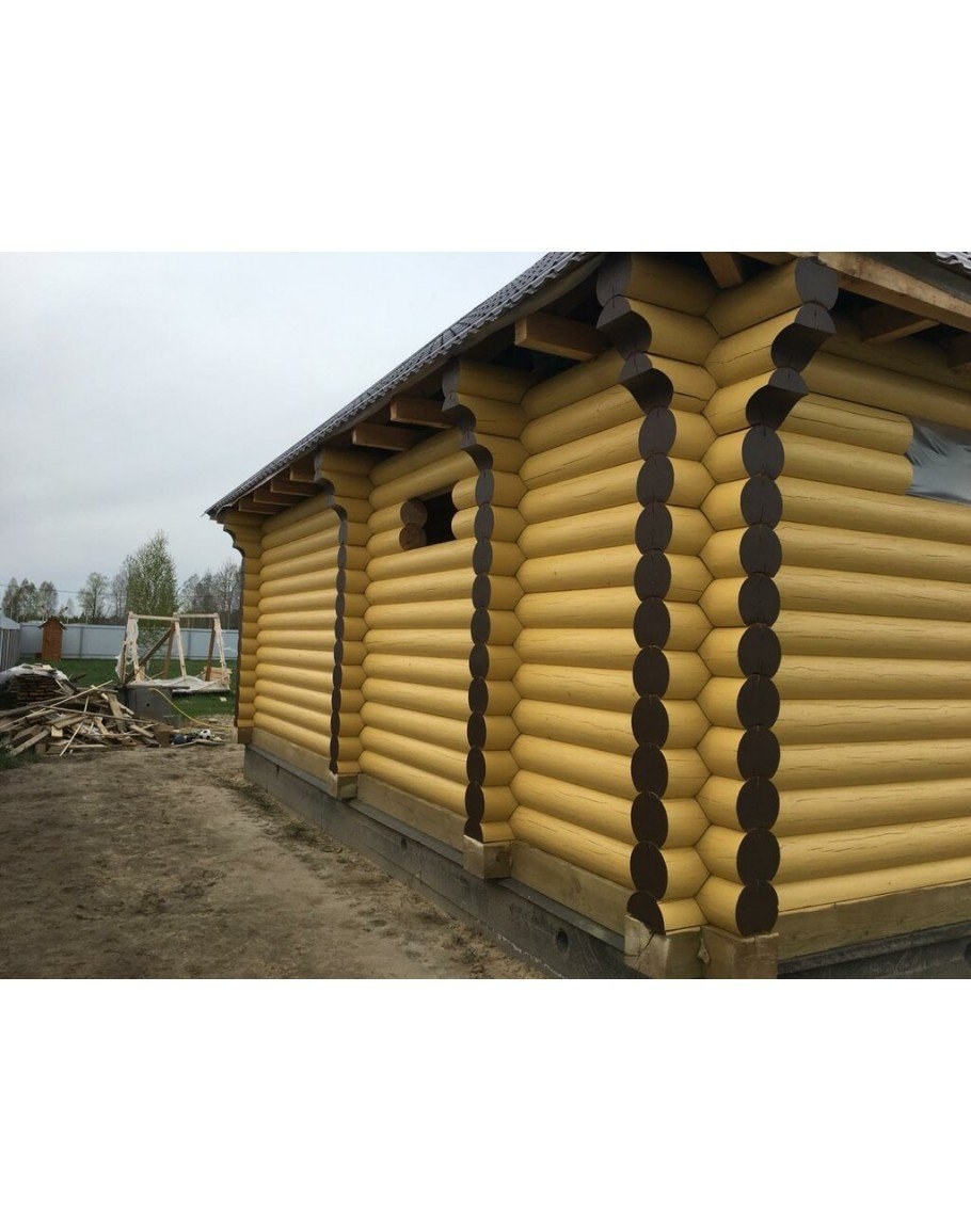 RAL 5062 оцилиндрованного бревна