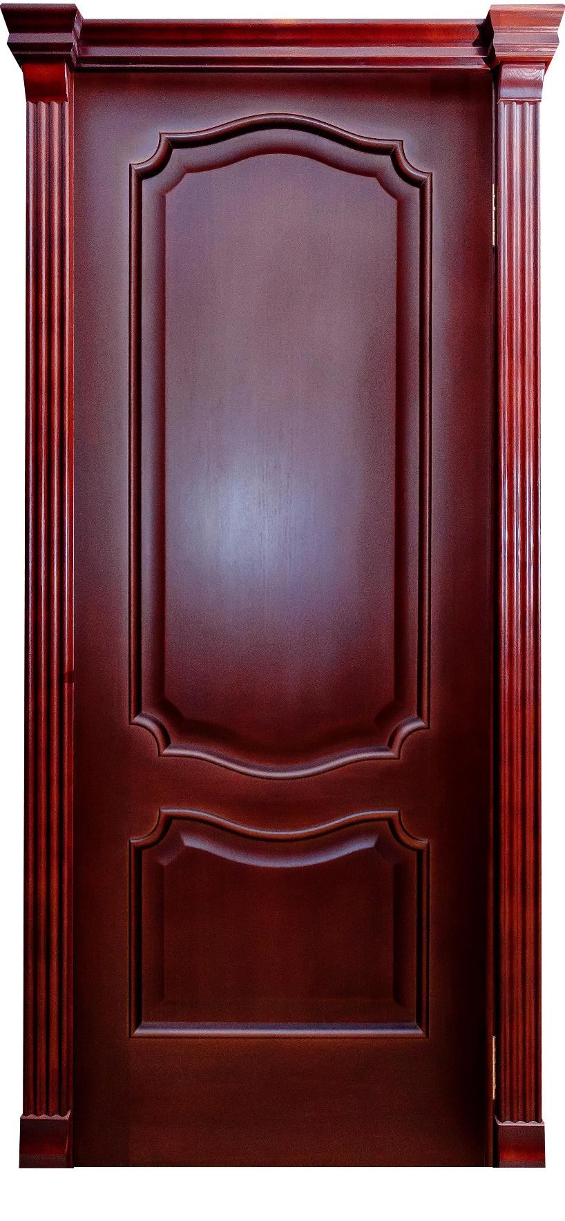 Дверь межкомнатная Палермо шпон цвет бордо