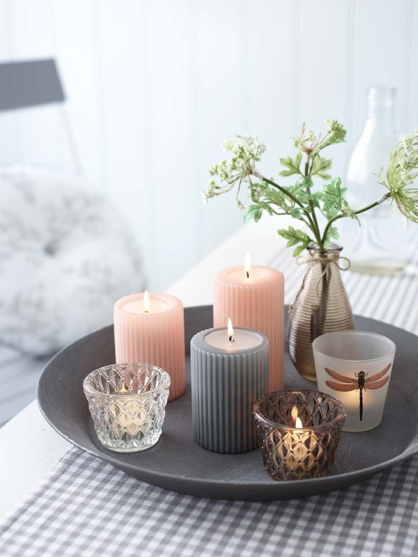 Стильные свечи в интерьере